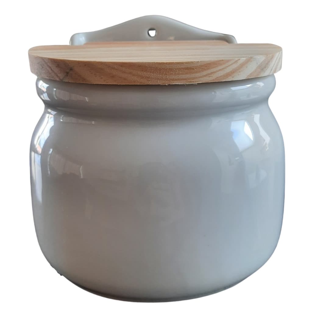 Saleiro Parede 900GR - Porcelana Branca