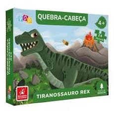 COLECAO POP - QUEBRA CABEÇA 24 PECAS DINOSSAURO