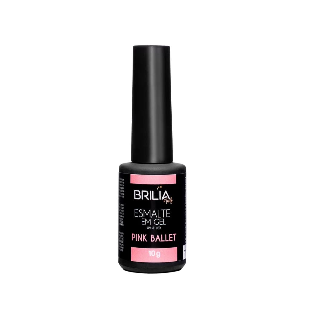 Esmalte em Gel Brilia Nails Pink Ballet 10g LED/UV