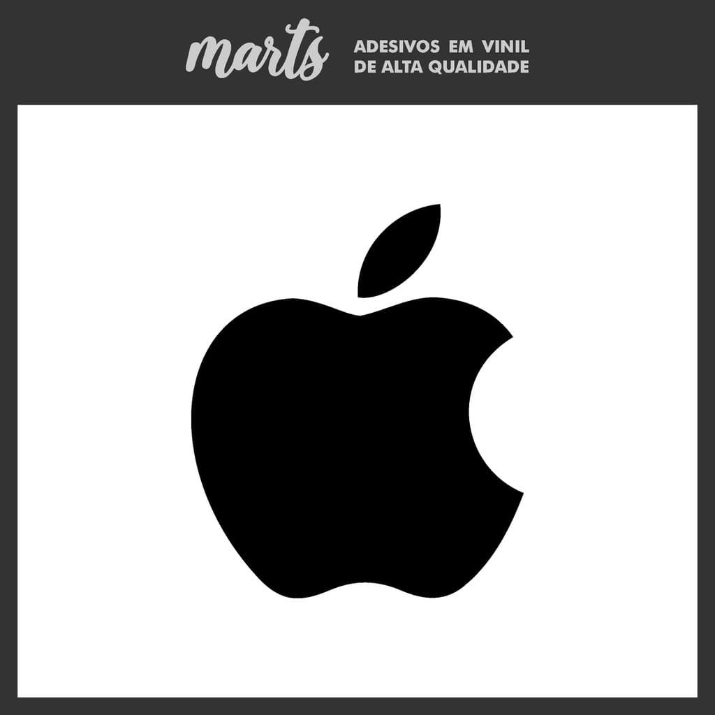 Adesivo Apple a prova d'água 5x4 cm (mesmo tamanho que vem no iphone)