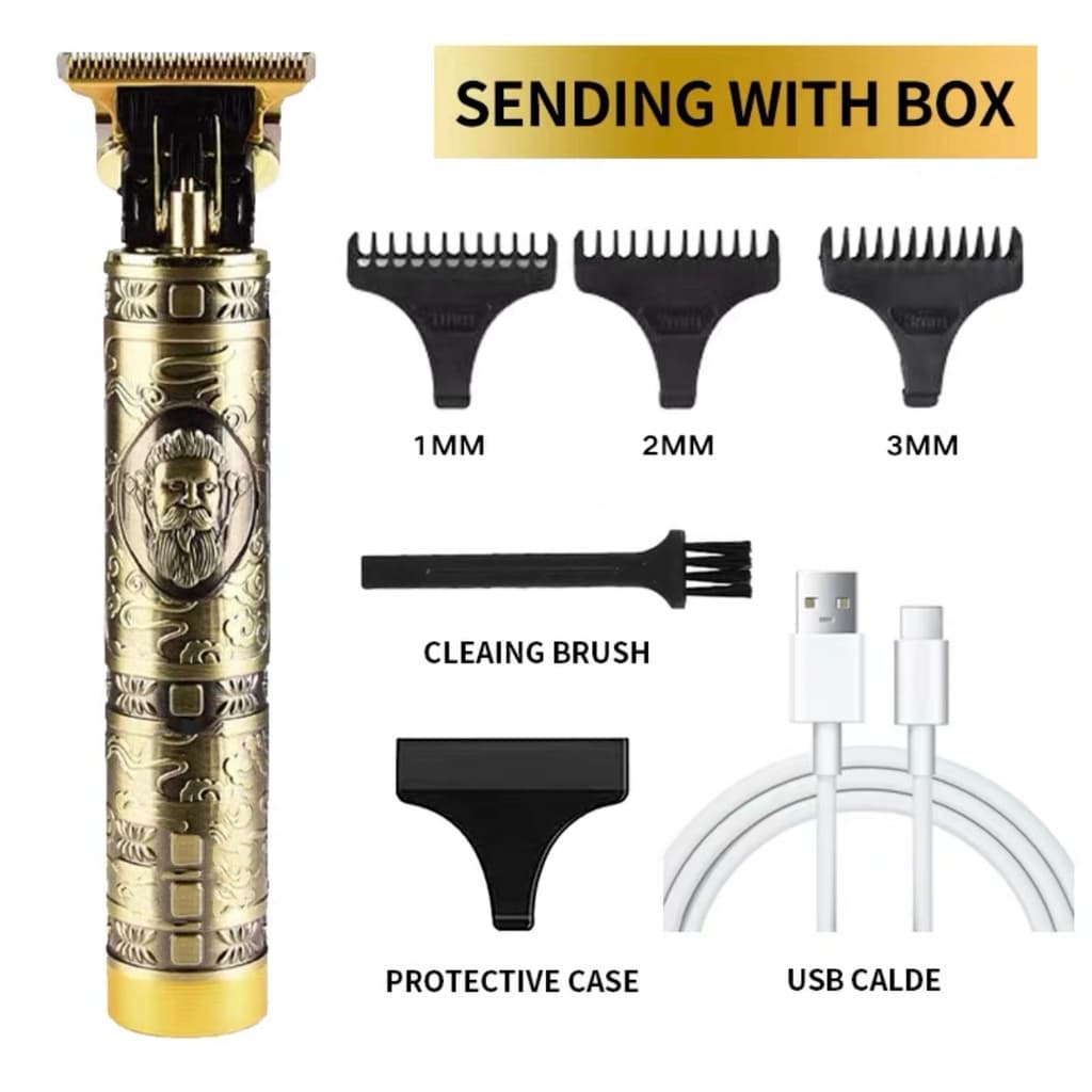 máquina de cortar cabelo máquina de barbear barbeador eletrico masculino aparador de pelos Designe Elétrico Profissional