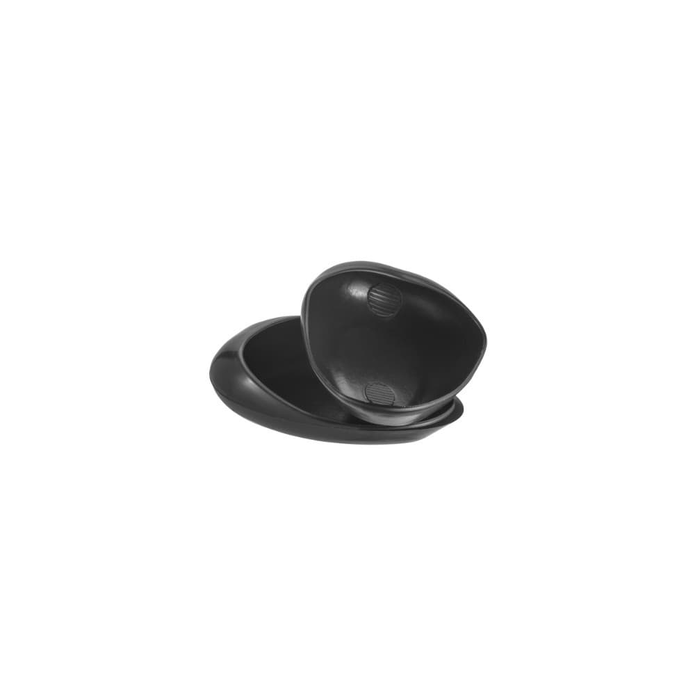 Kit 4 Protetor de Orelha Silicone Cabelo Tintura Profissional Preto