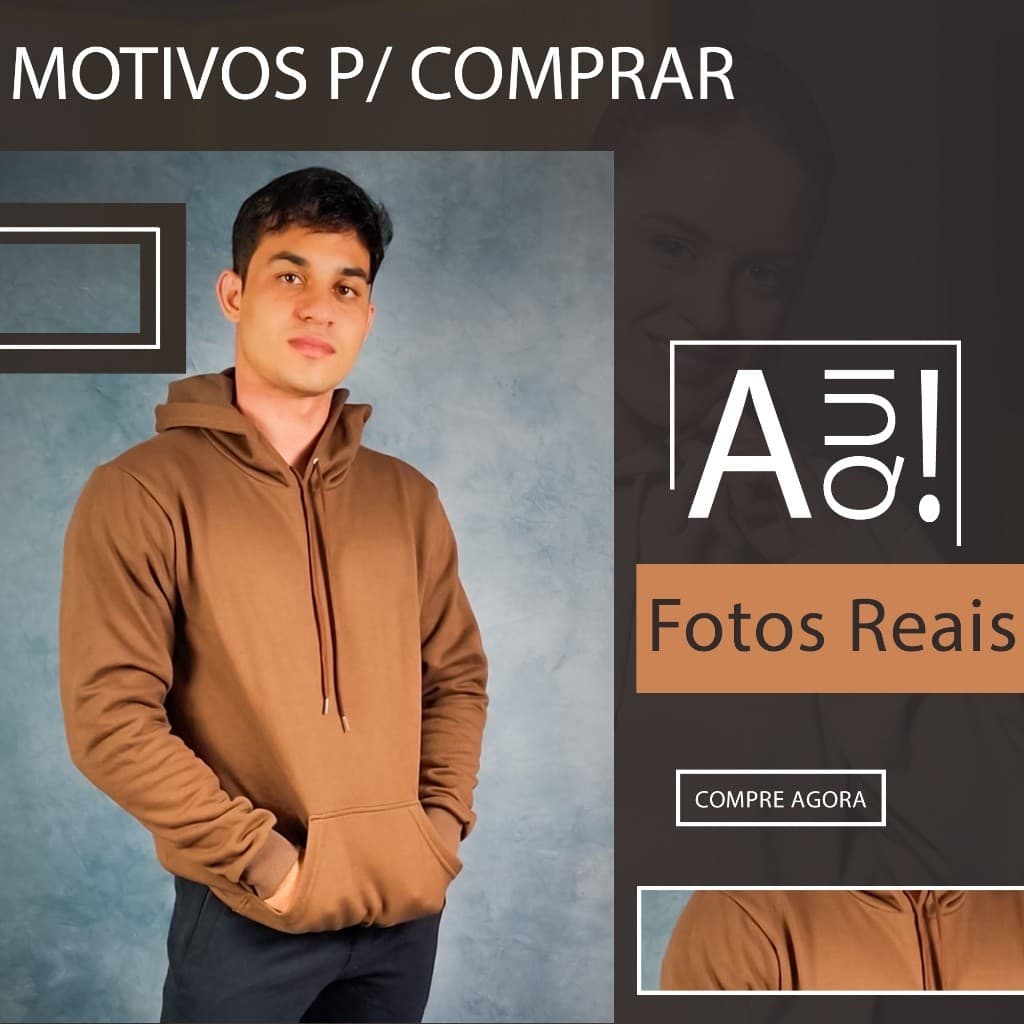 Blusa Moletom Canguru Liso Café Masculino e Feminino Unisex Sem Estampa 60% Algodão Envio Imediato