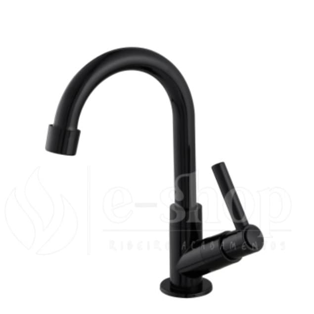 Torneira Lavatório Mesa 1/4 De Volta Abs Preto 1198 C-72 - Pia Banheiro