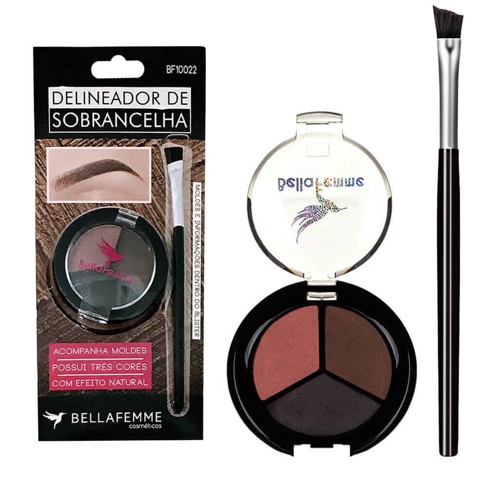 Delineador De Sobrancelha - Bella Femme - Bf 10022 - Box Com