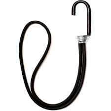 Kit 50 Elástico Fixalona 35cm Lona Piscina Caminhão GF Preto