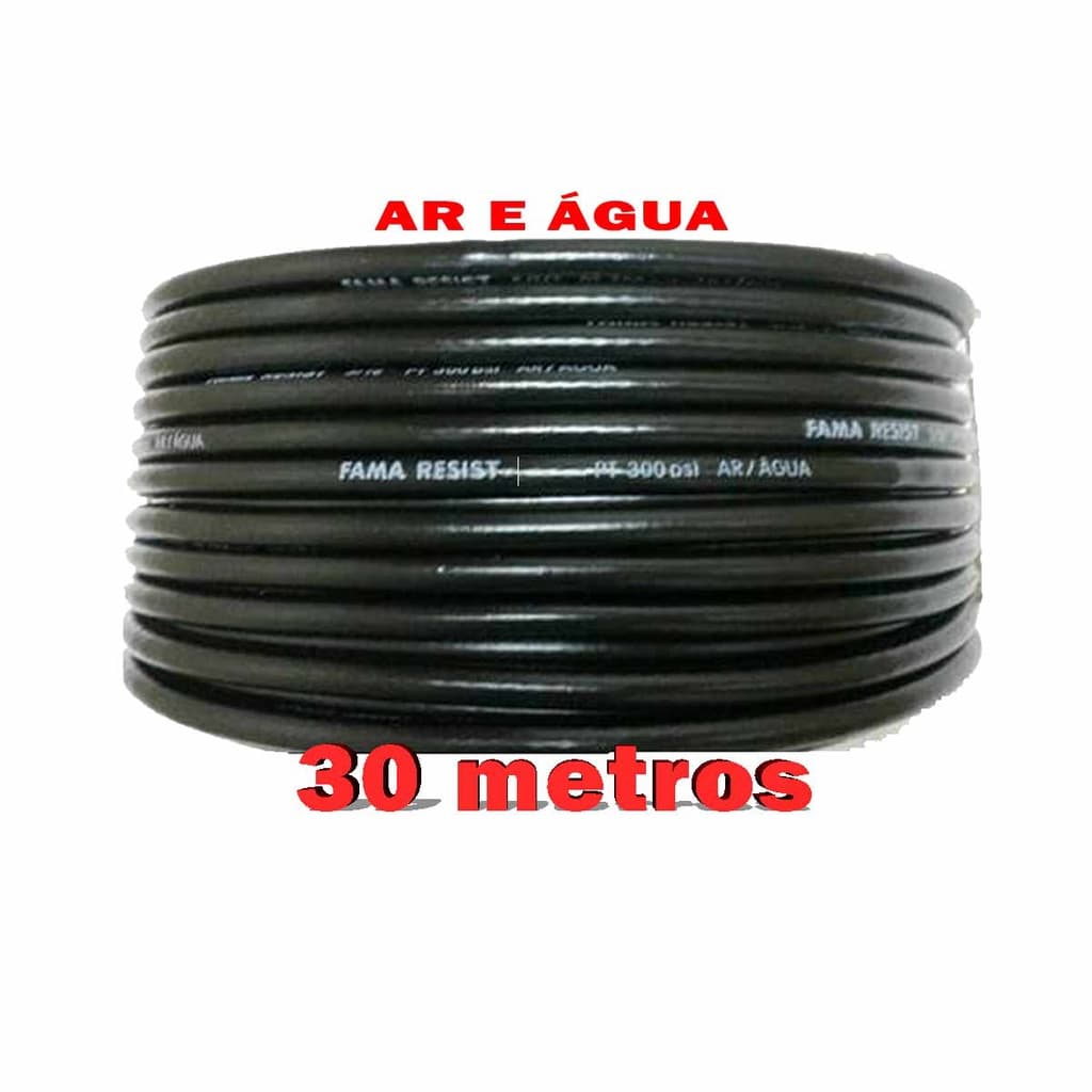 Mangueira Jardim Pt 300 Ar e Agua Anti Torção 1/2 Parede 3,3mm 30 Metros