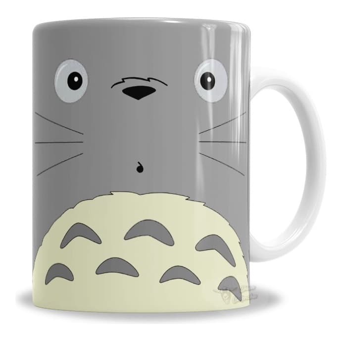 Caneca Porcelana Animé Película Totoro Studio Ghibli 325ml - Presente Personalizado