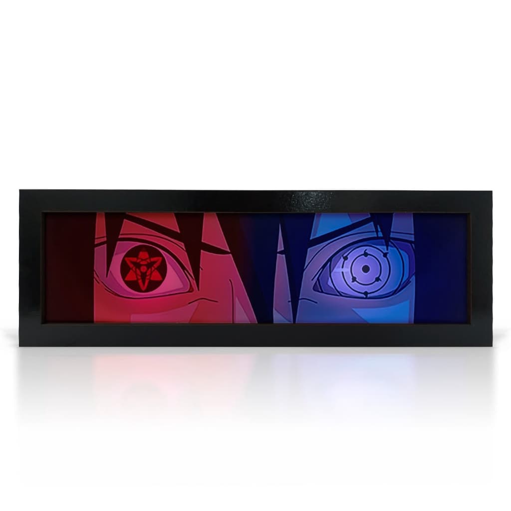 Luminária LED Retangular Abajur Decorativo - Naruto - Sasuke Uchiha