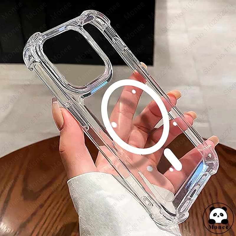 Capa Magnética  De Carregamento Compatível Case Capa Capinha De Celular Para iPhone 11 12 13 14 15 Pro Max Plus