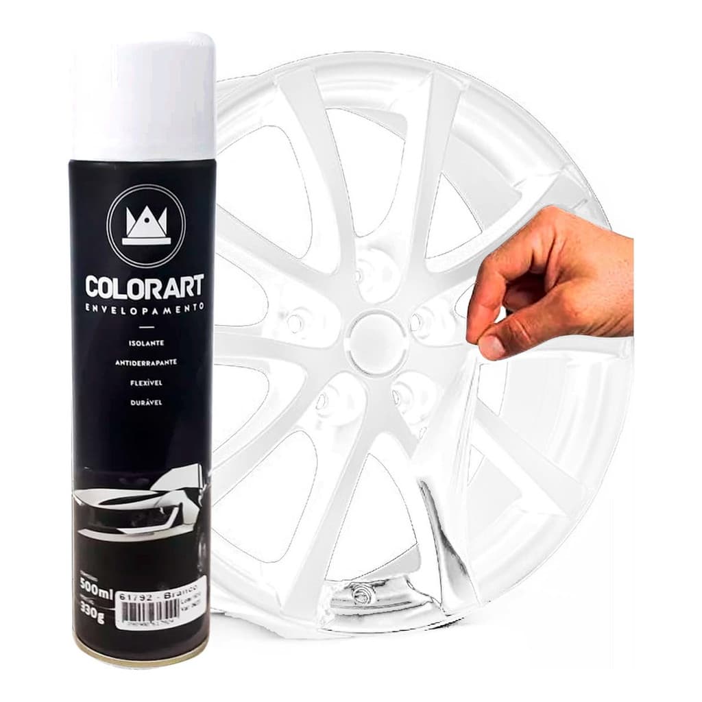 Spray Envelopamento Líquido Rodas Automotivo Colorart 500ml