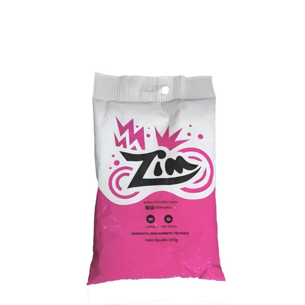 Pó Colorido Holi Party Rosa 100g Zim