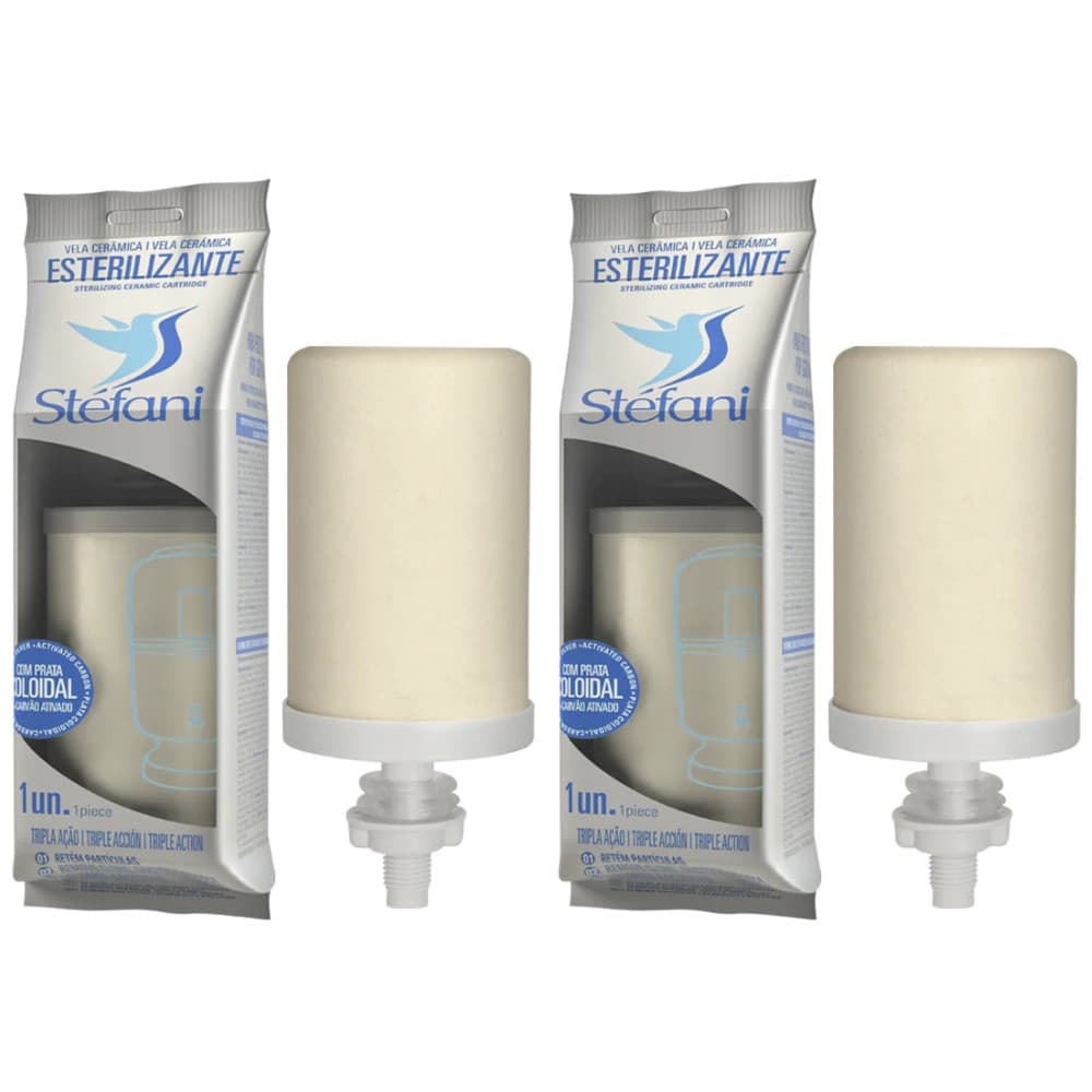 Vela para Filtro De Barro Tripla Ação - São João/Stéfani - Kit c/ 2