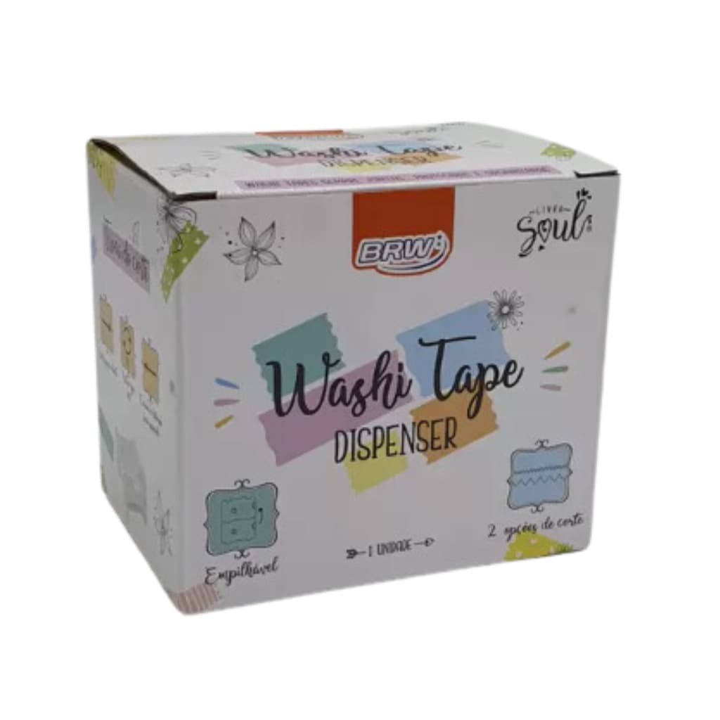 SUPORTE PARA FITA ADESIVA DECORADA WASHI TAPE BRW