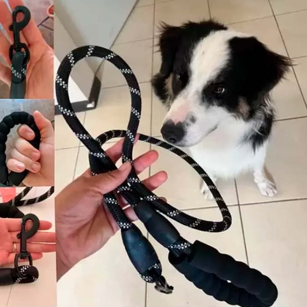 Guia Para Cães Pet Cachorro Médio Grande Porte 1,30cm
