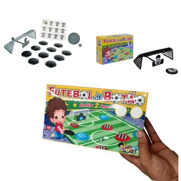 Brinquedo Infantil Menino Futebol de botao 2 times Mini Toys