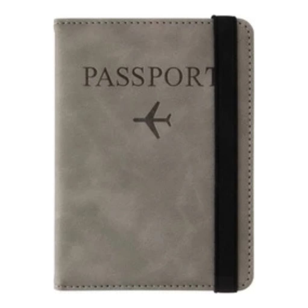Porta Passaporte Para Viagem - Cartões E Chips Pu Moment