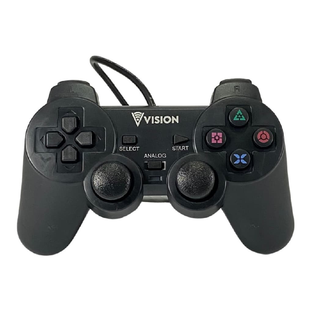 Controle Com Fio Ps2 Analógico Vision - Yt2018
