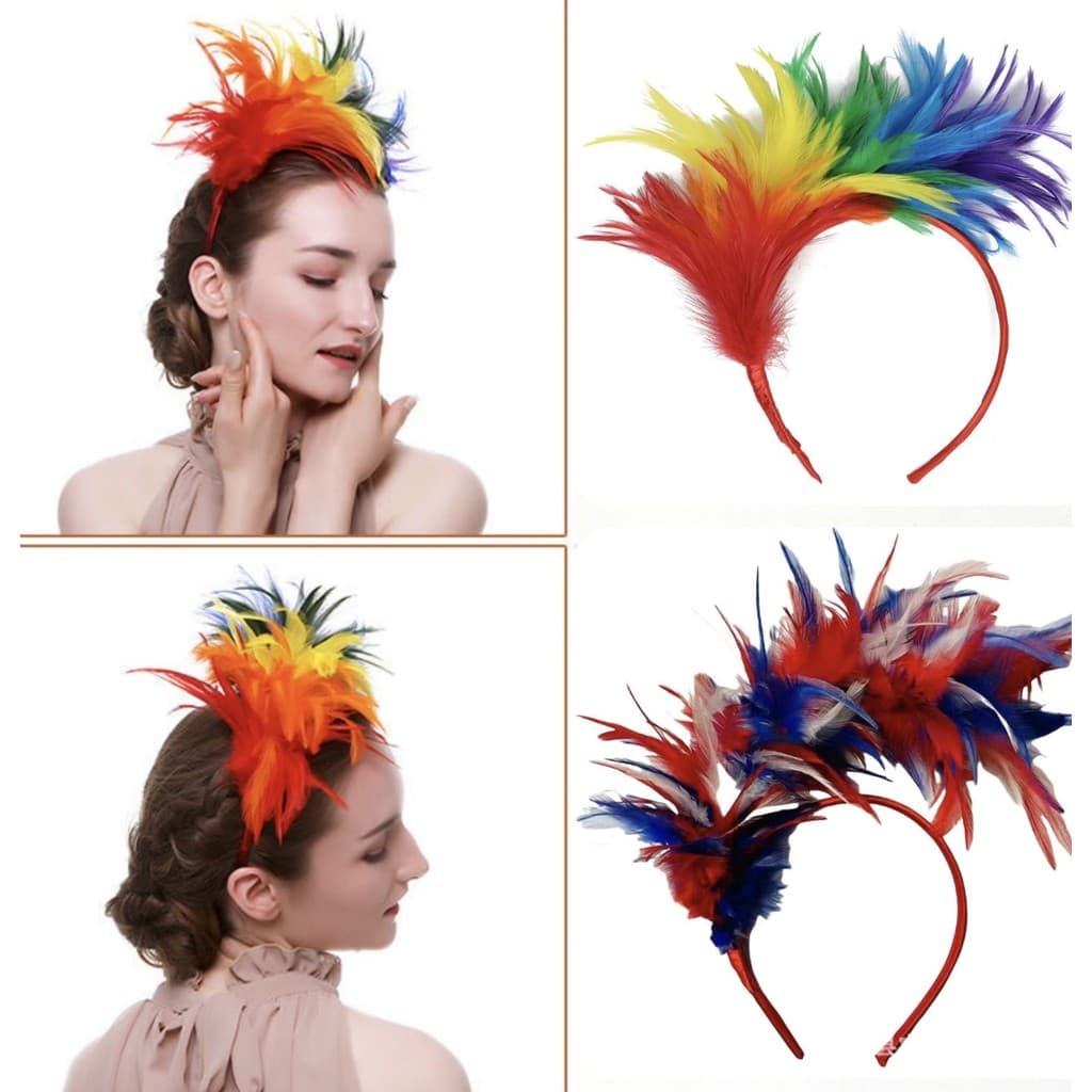 Tiara de Festa Aplicável Para A Cabeça Ajustável Faixa Para Carnaval Arraial