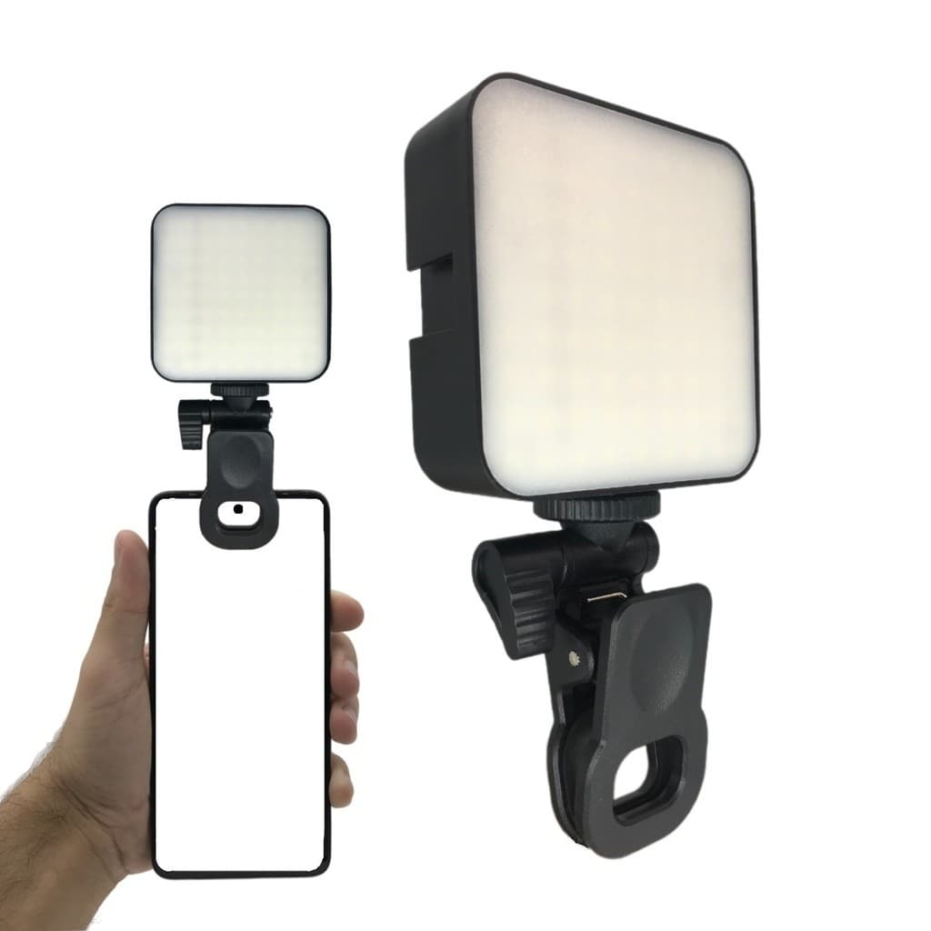 Mini LED Soleste W81 com Clipe Universal p/ Celular/Notebook