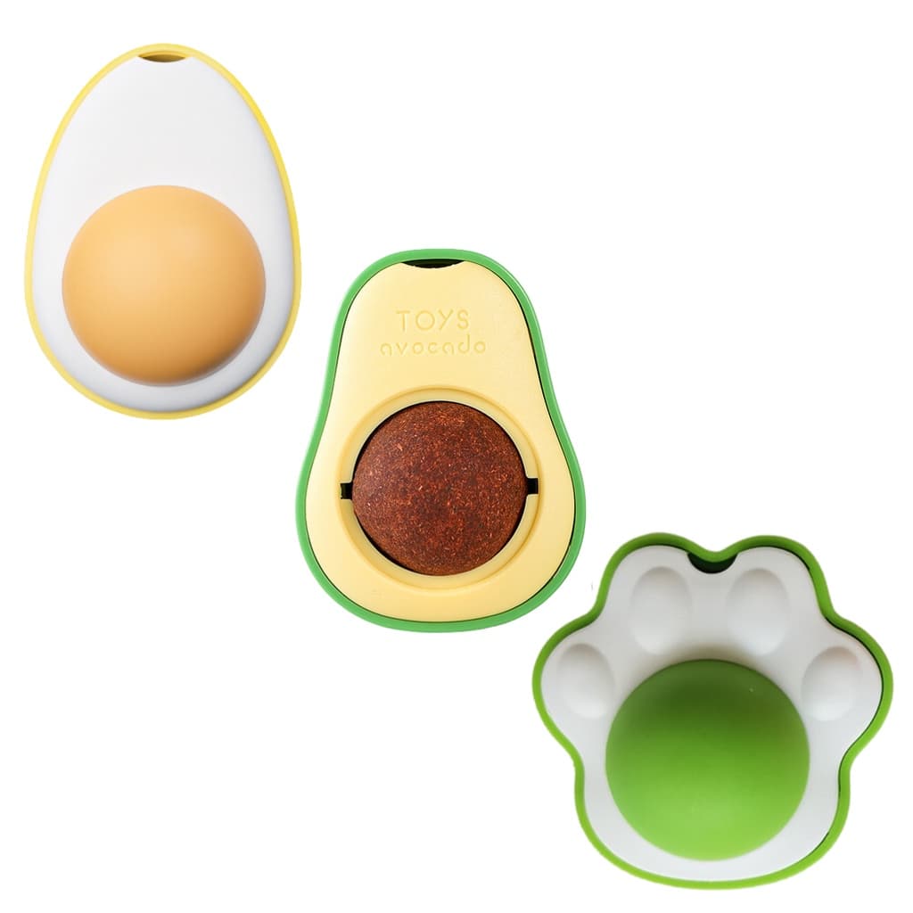 Kit 3 Brinquedos Para Gatos C/ Bolinha Catnip Erva Natural Interativa