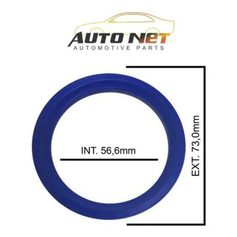 Kit De Anel Centralizador P/ Roda Esportiva | Gm | Int56,6mm