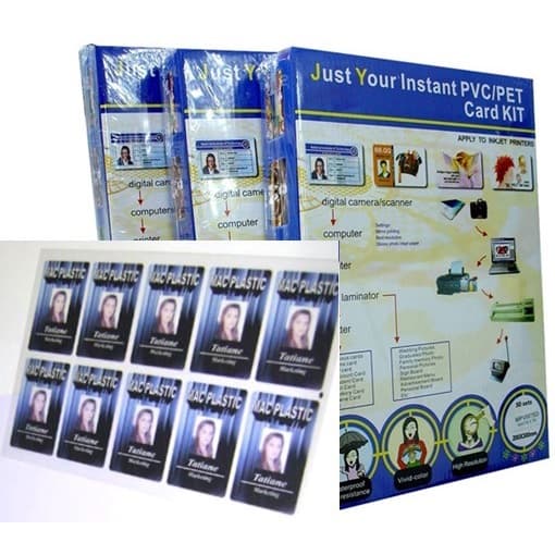 Kit 10 Placas A4 imprimíveis - PVC Dupla face para confecção de crachás, cardápios , Diversos