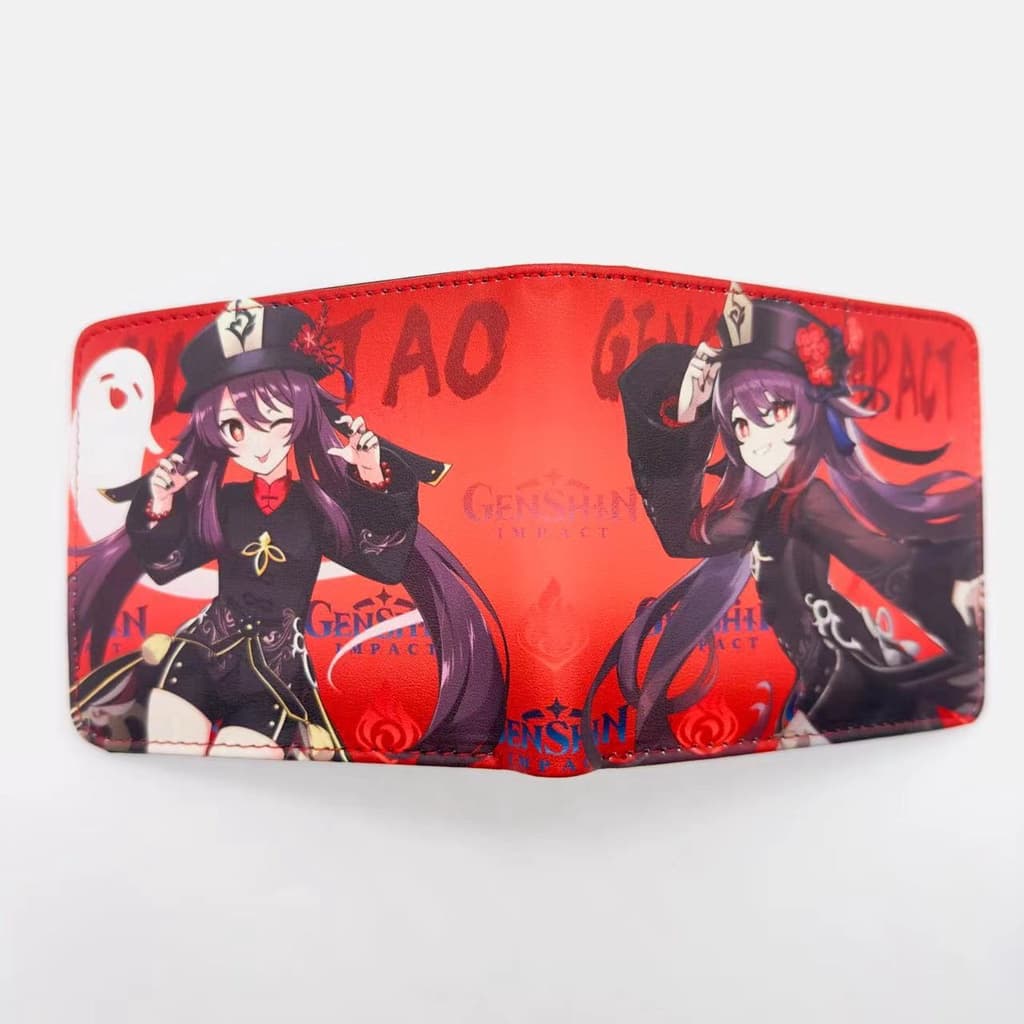 Carteira de jogo Yuanshen Yuanshen Yae God porta cartão carteira presente de aniversário