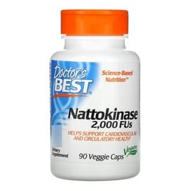Natoquinase 2.000uf  90 Caps Nattokinase - Doctor's Best