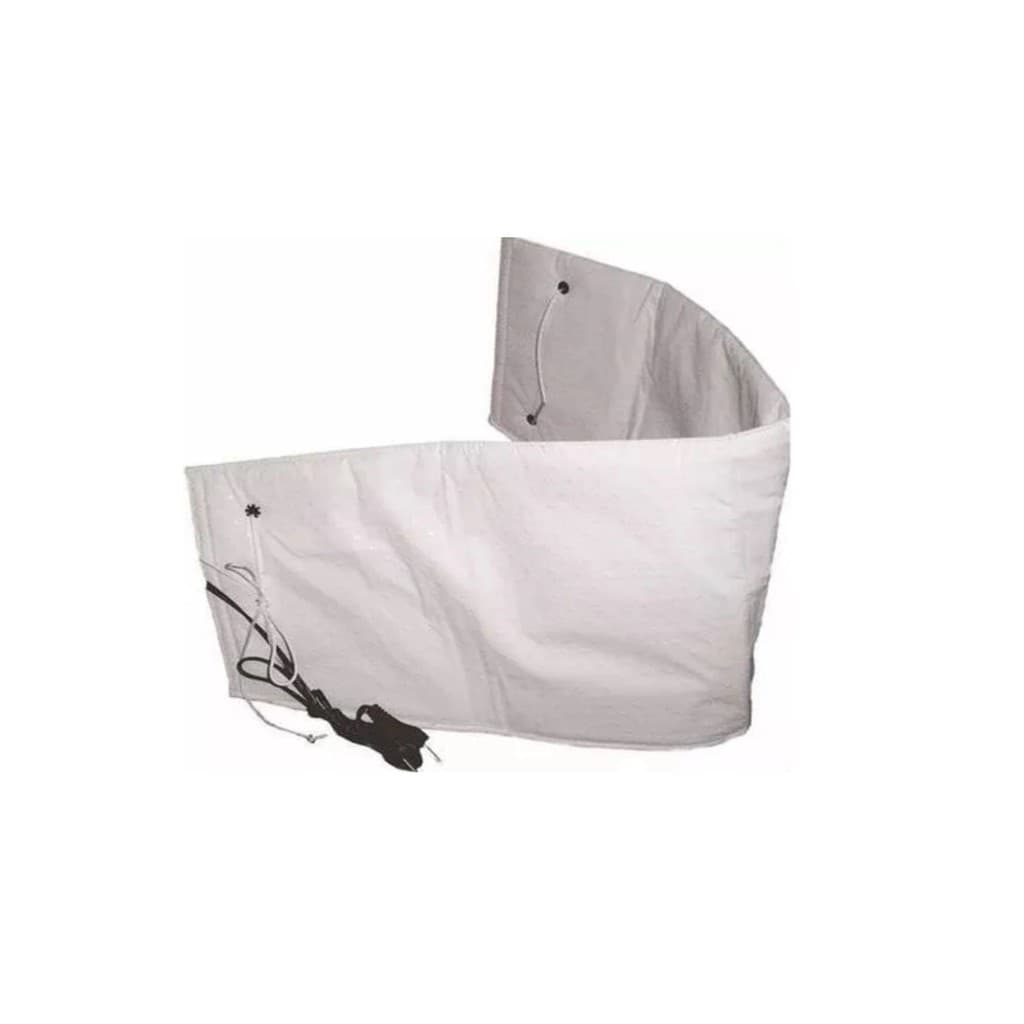 Cinta Térmica Abdominal Elétrica Santa Clara 110V ou 220V Branca