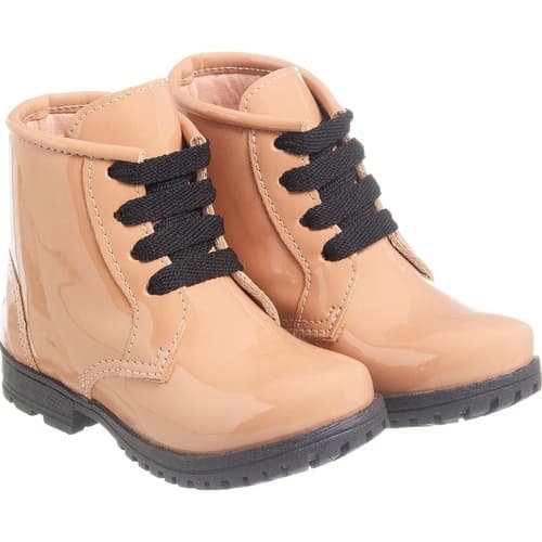 Coturno Bota Infantil Feminino Menina Casual Cano Curto