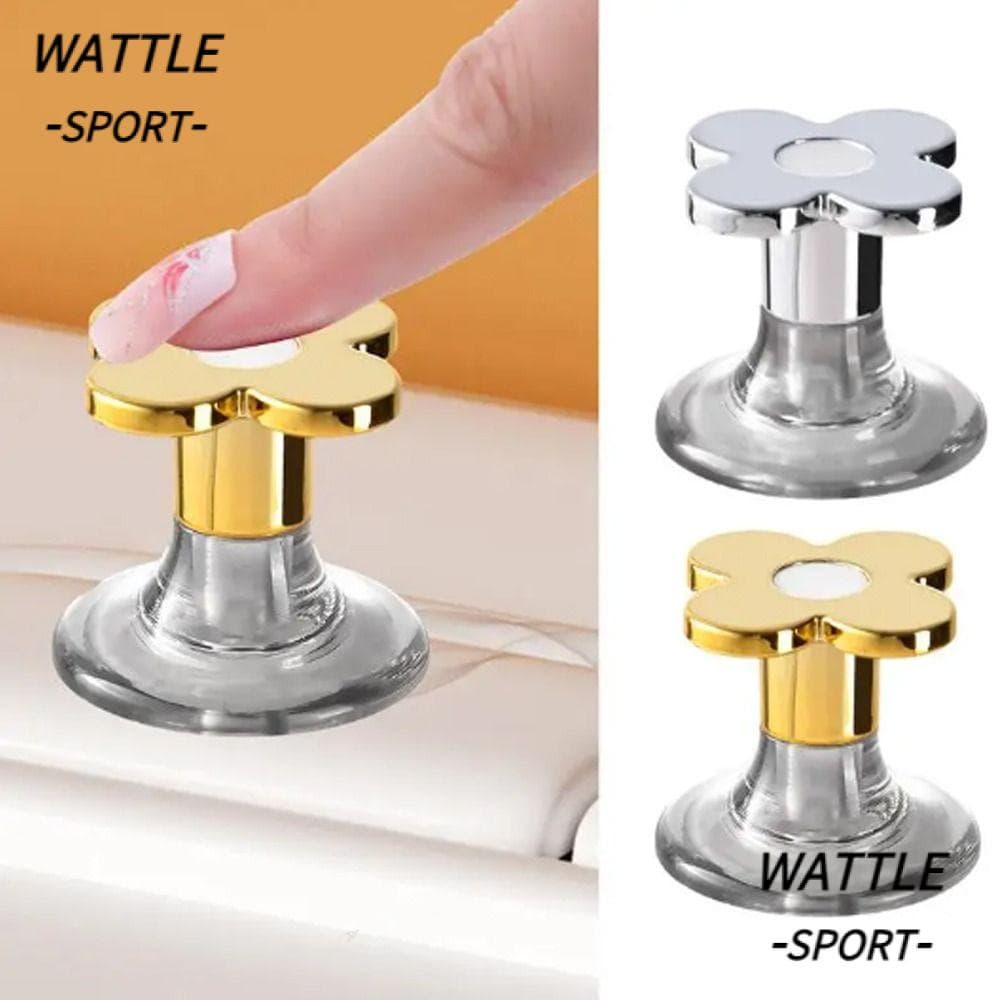 Botão De Descarga De Vaso Sanitário WATTLE , Tanque Em Forma De Flor Com Alça De Gaveta Universal , Plástico