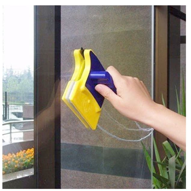 Limpador de Vidro Magnético Duplo , Janelas, Aquários Limpeza com Ímã-rj