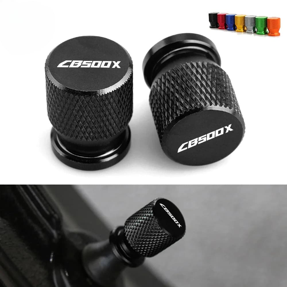 Logotipo Personalizado Para Honda Cb500F CB500X CB 500 Fx Tampas De Válvula De Pneu Haste Porta De Ar Plugues CNC Alumín
