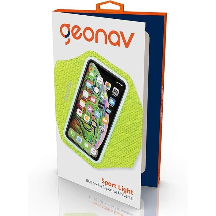 Braçadeira Esportiva Porta Celular de Braço Green FIT02SDGN