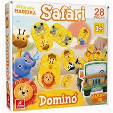 DOMINO SAFARI BRINCADEIRA DE CRIANÇA