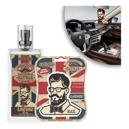 Kit Aromatizante Natuar + Miniatura Men Centralsul London