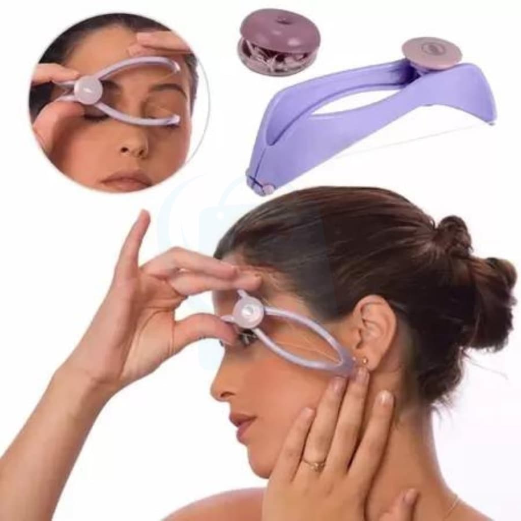 Depilador Facial com Linha Egípcia – Remove Pelos com Eficiência