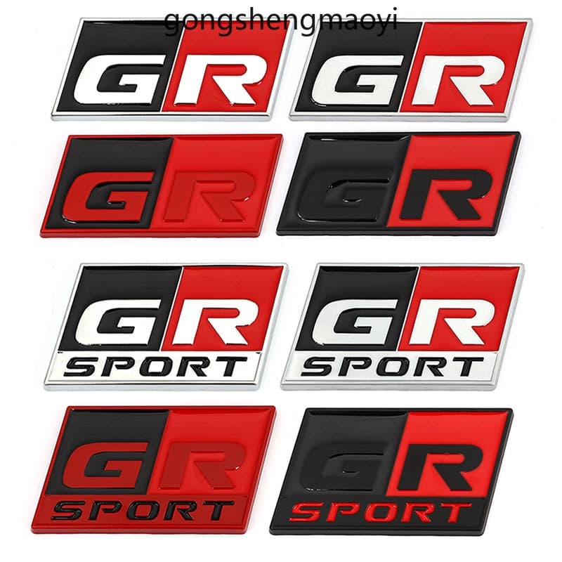 Adesivo De Carro GR Esporte Logotipo Decalque Grade Dianteira Do Capô Para Toyota HV YARiS GRMN RZ RC RS Prius Lexus Har