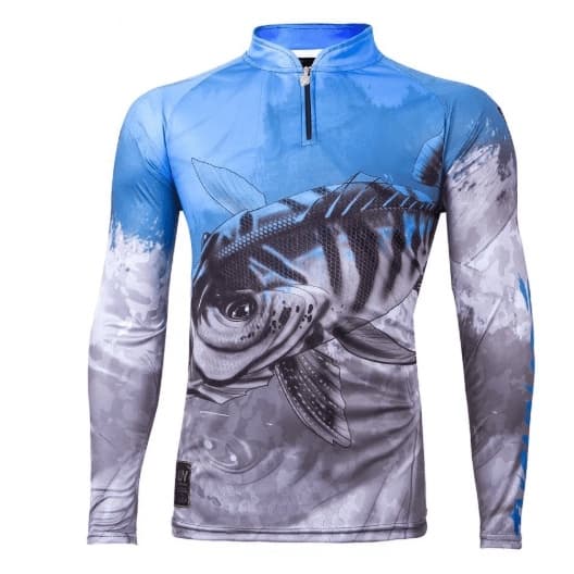 Camiseta De Pesca King Proteção Solar Uv kff106 Tucunaré