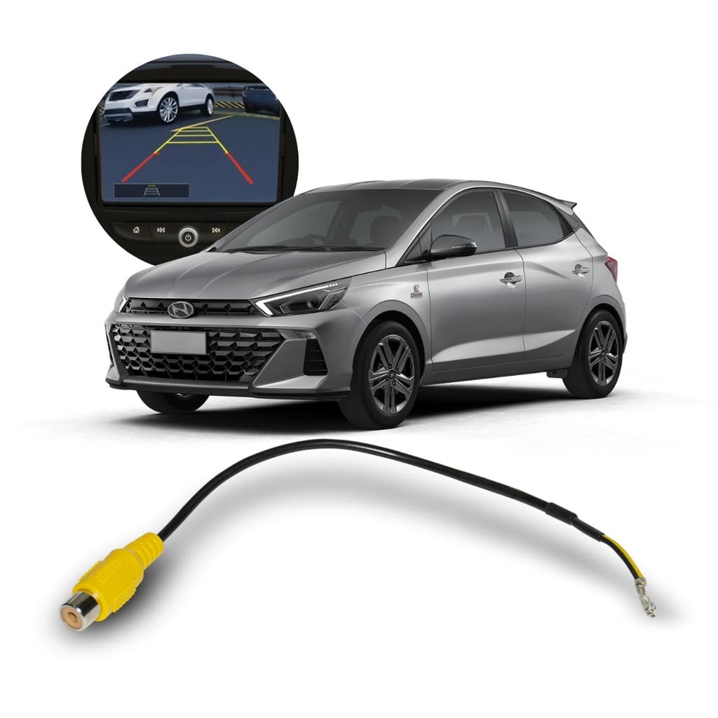 Desbloqueio Câmera De Ré Fio Rca Carro Hyundai Hb20 2021 a 2025