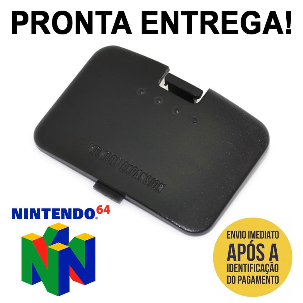 Tampa N64 Jumper Pak Tampinha Nintendo 64 Memory Expansion!