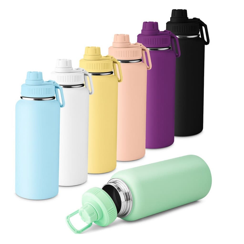 Garrafa Térmica 960ml com Alça e Bico – Aço Inox, Parede Dupla, Bebidas Quentes e Frias
