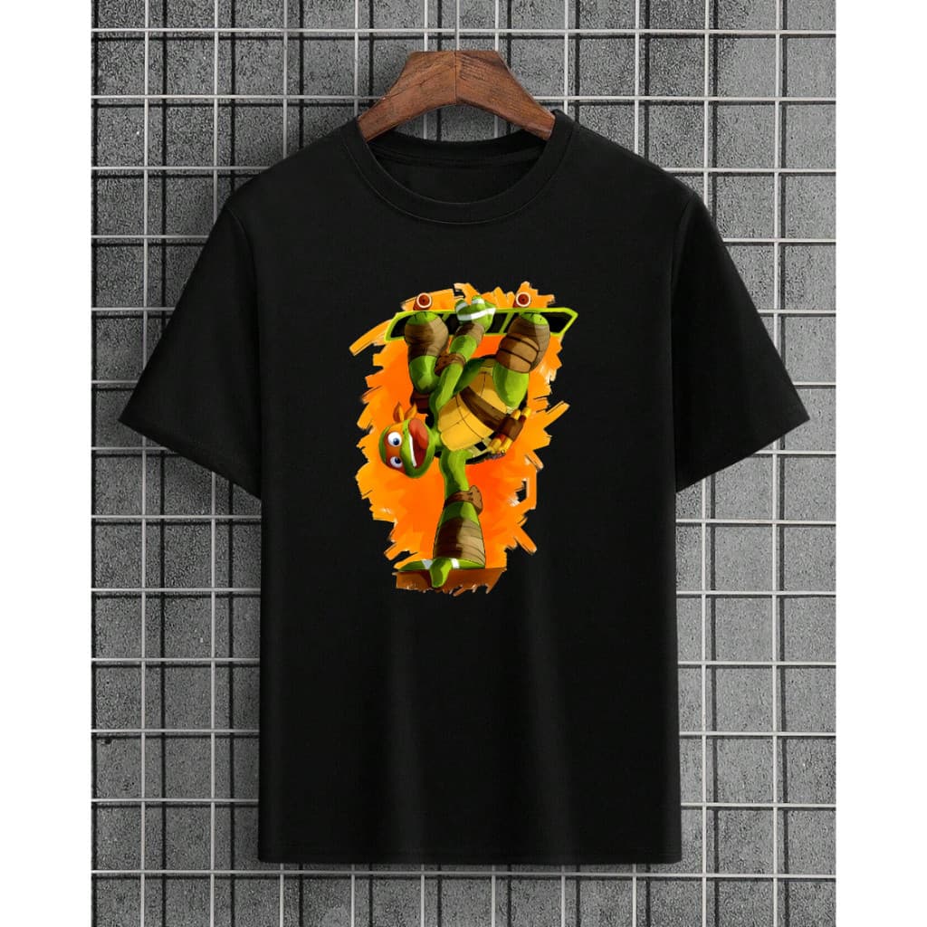 Camiseta As Tartarugas Ninjas Skate Adulto Infantil Filme Jogo Desenho Camisa Algodão Unissex Feminina Masculina