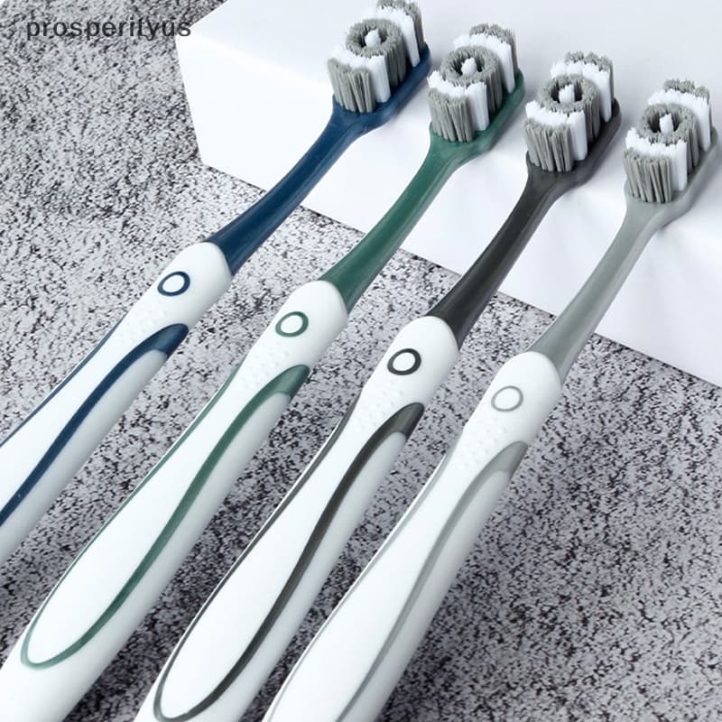 Escova De Dentes De Cerdas Duras Limpeza Profunda Dos Oral