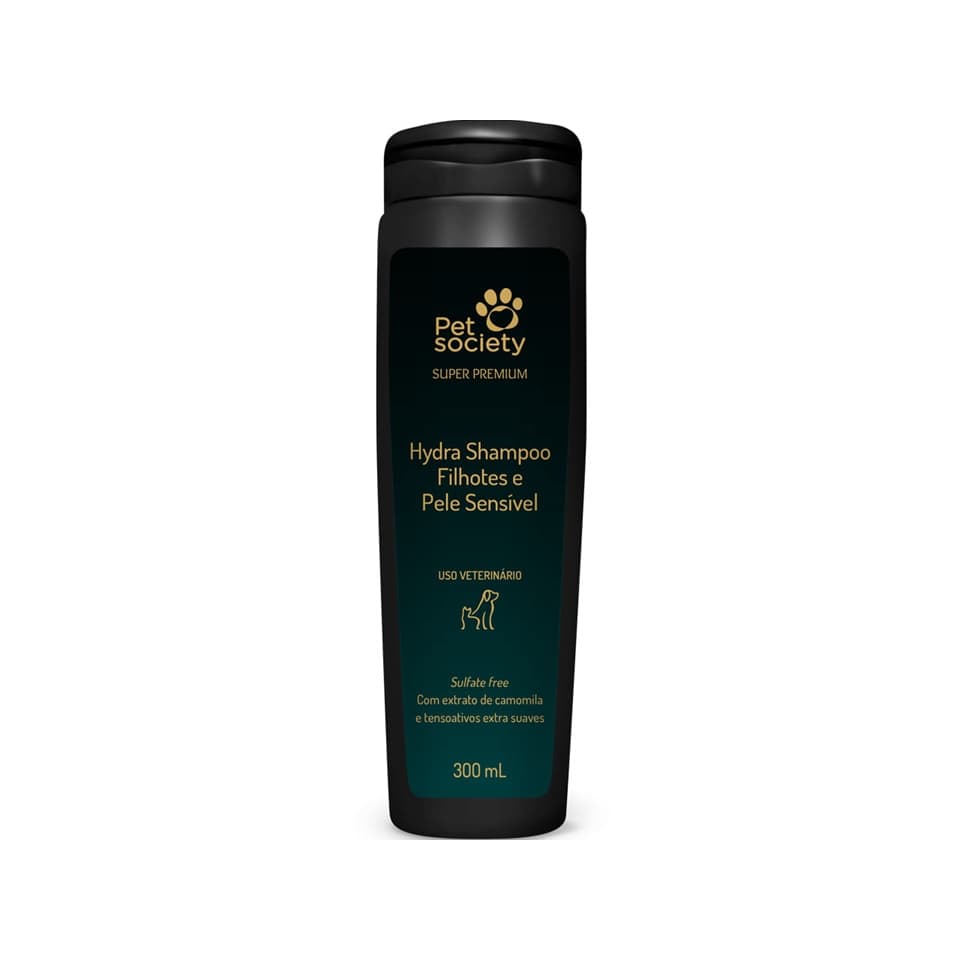 Shampoo Filhotes E Pele Sensível Hydra Pet Society 300ml