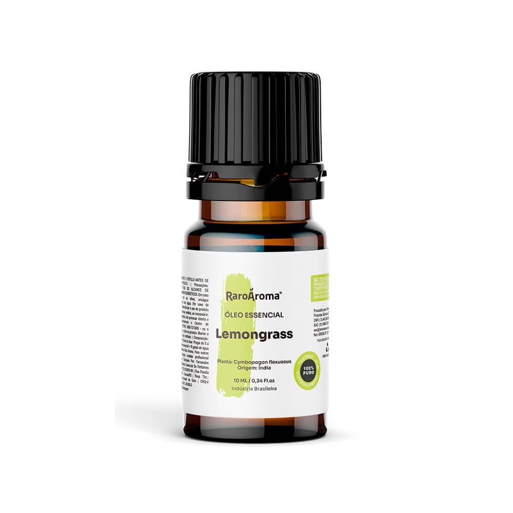 Óleo Essencial Lemongrass 10ml | Raro Aroma
