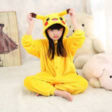 Pijama Pikachu Infantil Com Capuz  A Pronta Entrega