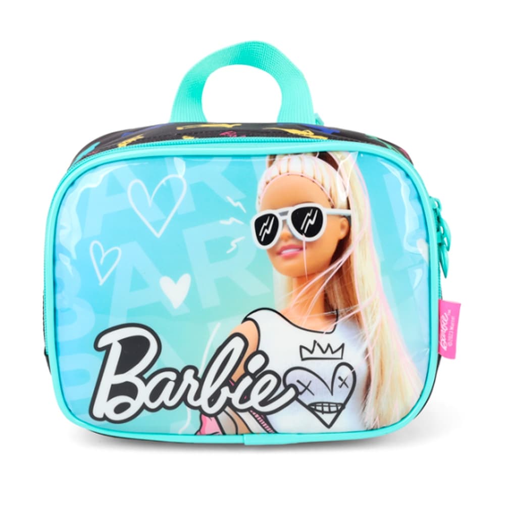 Lancheira Termica Barbie Oculos Verde Escolar - Luxcel