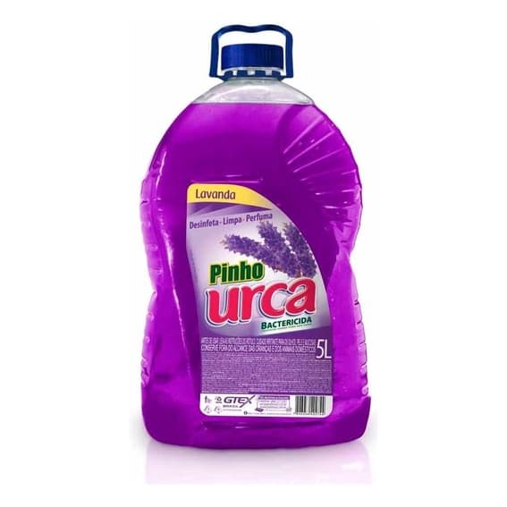 Desinfetante Pinho Urca 5 Litros Lavanda Antibac Limpeza Revenda Barato